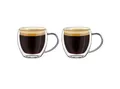 Produktbild: Creano Teeglas Thermoglas Espressoglas hoch mit Henkel 2er Set, 100ml, Borosilikatglas, 2 Gläser