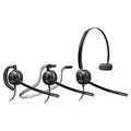Produktbild: Plantronics - EncorePro HW540 Convertible Headet, kabelgebundenes Convertible (3 Tragevarianten), Headset mit Boom-Mikrofon, zum Verbinden mit Ihrem PC und/oder Schreibtisch