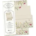 Produktbild: tatmotive Briefpapier Wildblumen Set, A4, 90 g/m², 25 Blatt + 25 Umschläge