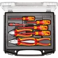 Produktbild: VDE-Werkzeugsatz 1828045, 8-teilig, Werkzeug-Set rot/gelb, isoliert bis 1.000 Volt, in i-BOXX 72