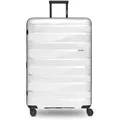 Produktbild: Bergpfeil Travel 4-Rollen Trolley L 75 cm mit Dehnfalte  weiss