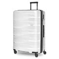 Produktbild: Bergpfeil Großer Hartschalen Check-in Koffer |Trolley erweiterbar 52 x 32 x 75 cm aus hochwertigem Polypropylen-Material | Unisex Koffer nur 4,3 kg | Doppelrollen & TSA-Schloss (Travel)