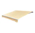 Produktbild: vidaXL Markise Markisenbespannung Canvas Orange & Weiß 350x250 cm