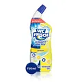Produktbild: WC-Frisch WC Reiniger Gel Lemon (750 ml), WC Reiniger mit Lufterfrischer-Effekt, Toilettenreiniger sorgt für hygienische Frische, mit 4-fach Aktivstoff-Kombination