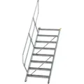 Produktbild: MUNK Treppe 45°  inkl. einen Handlauf, 800mm Stufenbreite, 8 Stufen