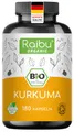 Produktbild: BIO Kurkuma Kapseln Hochdosiert 3000mg pro Tagesdosis, 180 St - RAIBU