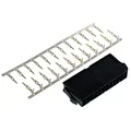 Produktbild: Phobya ATX Power Connector 24Pin Buchse inkl. 24 Pins - Black Kabel Connector