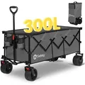 Produktbild: Sekey Bollerwagen XXXL FW36, faltbar, 200kg Traglast, 123 x 57 x 97cm (L/B/H), grau