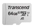 Produktbild: Transcend 64GB microSDXC 300S Klasse 10 Speicherkarte mit bis zu 95/45 MB/s (für Smartphones, Digitalkameras und Nintendo Konsolen) ohne SD-Adapter - TS64GUSD300S