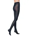Produktbild: Damen Strumpfhosen Satin Look 40 semi-blickdicht glänzend 40 DEN Marine 0880 ...
