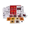 Produktbild: Thoughtfully Gourmet - Das Original DIY Hot Sauce Kit - Geschenkset mit scharfen Saucen und 4 Totenkopf-Gläsern, 2 Trichtern, Gewürzen, Handschuhen und Rezeptbuch