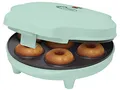 Produktbild: Bestron Donut Maker im Retro Design, Mini-Donut Maker für 7 kleine Donuts, inkl. Backampel & Antihaftbeschichtung, 700 Watt, Farbe: Mint