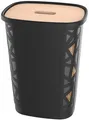 Produktbild: EDA Pellets-Aufbewahrungsbox 70 Liter schwarz mit Rollen