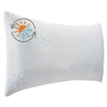 Produktbild: sleepling Premium Memory Foam Kissen 40x80 cm, höhenverstellbar, ergonomisches Kopfkissen, kühle & warme Seite, Made in EU