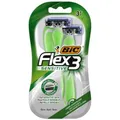 Produktbild: Bic Flex 3 Klinge Einweg Rasierer für Herren Set 3 Stück Sensitive Männer