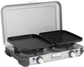 Produktbild: Campingaz Camping Kitchen 2 Grill & Go CV - Rechteckiger 2-Flammen-Grillkocher aus Metall, 490 x 350 x 100 mm (2176805)