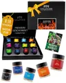 Produktbild: Hallingers Genuss Manufaktur Gewürze Geschenkset – 12 Premium Gewürze im Glas, edle Geschenkbox zum Kochen & Grillen, Gewürz Set 