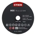Produktbild: STIER Trennscheibe Edelstahl/Inox 76 x 1 x 10 gerade 10 Stk