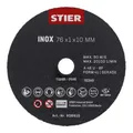 Produktbild: STIER Trennscheibe Edelstahl/Inox 76 x 1 x 10 gerade, 10 Stück
