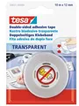 Produktbild: Klebeband doppelseitig transparent 10m transparent 12,00 mm Tesa