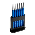 Produktbild: S&R Durchschlag Set 6-tlg MADE IN GERMANY – Splinttreiber & Ankörner Chrom-Vanadium Durchtreiber gehärtet 1-5mm Splintentreiber Industrie-Qualität 1, 2, 3, 4, 5 mm Durchschläger + Ø4 mm Ankörner