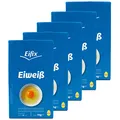 Produktbild: Eifix - 5er Pack Eiweiß flüssig hergestellt aus ca. 30 Eiern 1 kg Packung - Eipro flüssiges Eiklar Eiweiss ohne Konservierungsstoffe ideal zum Kochen und Backen (pasteurisiert Egg White)