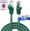 Produktbild: hb-digital 0,25m Patchkabel CAT.7 RJ45 S/FTP PiMF LSZH AWG 26 halogenfrei grün