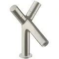 Produktbild: hansgrohe AXOR Starck 2-Griff Waschtischarmatur 80 mit Zugstangen-Ablaufgarnitur, 10030800