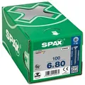 Produktbild: SPAX Schraube Schraube, Senkkopf, WIROX, T-STAR plus TX 30, Vollgewinde, (100 St) silberfarben 6 x 80 (100 Stück) | 80 mm