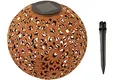 Produktbild: Kynast Garden LED Solar Metall Gartenkugel Rostoptik Ø 20 cm warmweiss