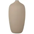 Produktbild: blomus Dekovase -CEOLA- Designer-Vasen: Hochwertige Keramik mit matter Oberfläche, Zeitlos, Hochwertige Keramik, Matte Glasur, Organische Form, Handgefertigt braun 13 cm x 25 cm