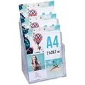 Produktbild: Exacompta Tischprospekthalter Office Exacryl transparent DIN A4 3 Fächern 23,7 x 15,5 x 33,9 cm, 1 St.