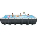 Produktbild: Intex 26364 Ex 26362 Ultra Xtr Frame Aufstellpool Rechteckig 732x366x132 - Grau