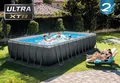 Produktbild: Intex 26364 Swimming Pool Ultra XTR Frame Aufstellpool rechteckig 732x366x132