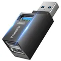 Produktbild: Mini USB-Hub mit Mehreren Anschlüssen 1x USB 3.0 2X USB 2.0 USB Splitter Erwe...