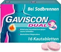 Produktbild: GAVISCON Dual 250mg/106,5mg/187,5mg Kautabletten 16 St