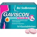 Produktbild: GAVISCON Dual 250mg/106,5mg/187,5mg Kautabletten 16 St