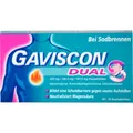 Produktbild: GAVISCON Dual 250mg/106,5mg/187,5mg Kautabletten 16 St PZN04363716