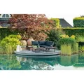 Produktbild: Gardenson Loungegarnitur, Anthrazit, Braun, Textil, 10-teilig, Akazie, massiv, Hartholz, Füllung: Polyester, 178x68x228.5 cm, Loungemöbel, Gartenlounge-Sets