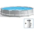 Produktbild: Intex Frame Pool 366 x 76 cm Komplettset | Kinderpool mit Zubehör