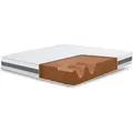 Produktbild: The White Stone Matratze 100x160 cm mit Antibakterieller Schaum | Höhe 25 cm | 3D Air Hypoallergener Bezug | Orthopädische 7‐Zonen Thermosensib... - Weiß