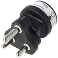 Produktbild: Reisestecker für den Südafrika Stecker, Schutzkontaktbuchse