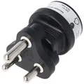 Produktbild: Reisestecker für den Südafrika Stecker, Schutzkontaktbuchse, auch passend für Na