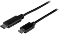 Produktbild: StarTech.com USB 2.0 USB-C auf Micro-B Kabel - 1m - USB C zu Micro B Anschlusskabel - USB-Kabel - 24 pin USB-C (M)