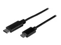 Produktbild: StarTech.com USB 2.0 USB-C auf Micro-B Kabel - 1m - USB C zu Micro B Anschlusskabel - USB-Kabel - 24 pin USB-C (M)