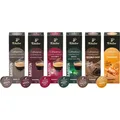 Produktbild: Tchibo Cafissimo Probierset Premium Edition verschiedene Sorten Caffè Crema und Espresso, 60 Stück (6x10 Kaffeekapseln), nachhaltig & fair gehandelt