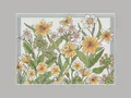 Produktbild: ekelund tischset platzset daffodil / narzissen 35 x 48 cm 100% bio-baumwolle