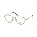 Produktbild: Rodenstock R7104 A Damen Brille Brillenfassung Brillengestell Titan Schwarz Gold