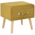 Produktbild: Nachttisch Senfgelb 40x35x40 Samt Vidaxl