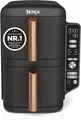 Produktbild: Ninja Double Stack Heißluftfritteuse 9,5L Dual Zone Air Fryer Schwarz Kupfer NEU